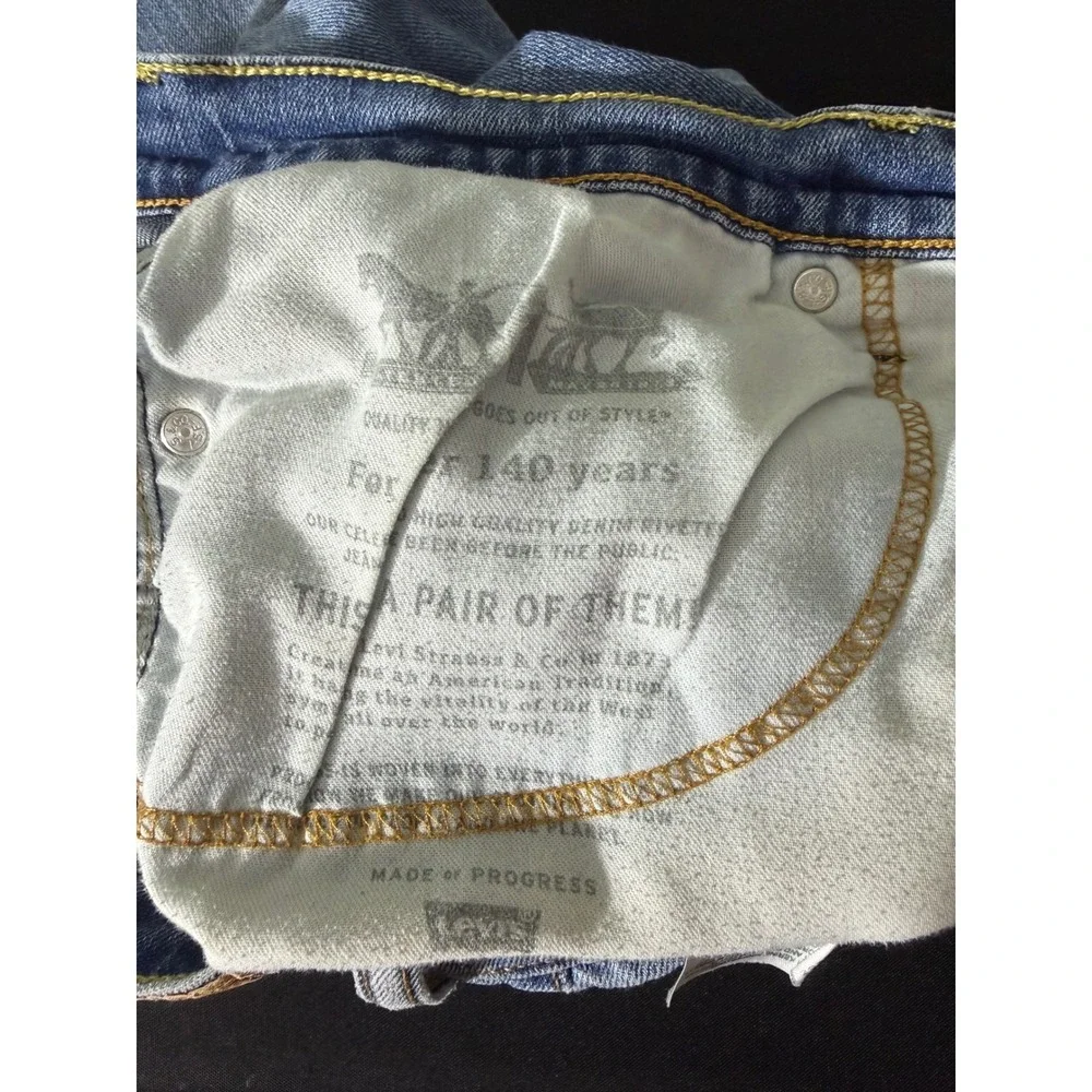 Levi's 541 Athletic Taper Jeans 36x34 Blue Excellent Medium Wash Denim Stretch